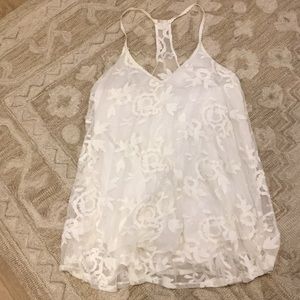 White Lace Women's Top